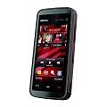 Nokia 5530 XpressMusic Smartphone (WLAN, Touchscreen, 3D-Surround-Sound, Kamera mit 3,2 MP) black red