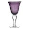 Glass Goblets Set of 6 - Plum