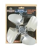 River s Edge Receiver Hitch Cover Chrome Propeller