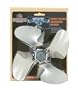 River's Edge Receiver Hitch Cover Chrome Propeller