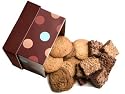 Geoff & Drew's Signature Chocolate Blue Box of 8 Fresh Baked Chocolate Chip Cookies, 4 Brownies