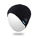 Winter Washable Bluetooth Music Hat Warm Soft Knitted Trendy Short Skully Beanie Cap w/Wireless Headphone Headset Earphone Mic Hands Free for Excrise Gym Sports Fitness Running Skiing - Black