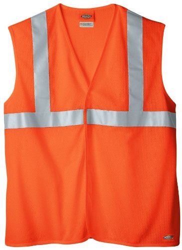 Dickies Men's 3.2 Ounce Class 2 High Visibility Knit Mesh Vest