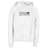 Sweatshirt Woman White Elegant Flag  Saint Georges  Montserrat City