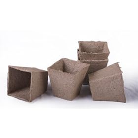 Buy 100 NEW Square Jiffy Peat Pots Size 3x3 ~ Pots Are 3 Inch Square At the Top and 3... by Jiffy Pots now!