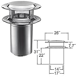 Buy 14'' DuraChimney II Chimney Cap - 14DCA-VC by DuraChimney II