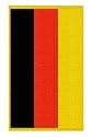 Buscher 20095 Duschtuch im Design der Deutschlandfahne 70 x 140 cm, Baumwolle 360 g/qm