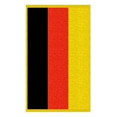 Buscher 20095 Duschtuch im Design der Deutschlandfahne 70 x 140 cm, Baumwolle 360 g/qm