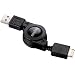 Logitec Walkmanケーブル 充電&通信 巻き取りタイプ LHC-UW01R