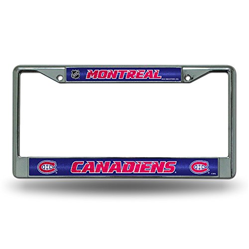 NHL Montreal Canadiens Bling Chrome Plate Frame