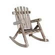 Lakeland Mills Cedar Log Rocking Chair, Natural