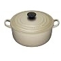 Le Creuset Cast Iron Round Casserole, Almond, 20 cm
