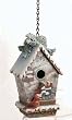 Nature's Story Teller Christmas Decorative Birdhouse Figure 6.5"