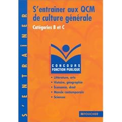 S'entra�ner aux QCM de culture g�n�rale : Cat�gories B et C
