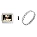 Art Lover And Heart Italian Charm Bracelet