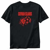 T-Shirt Black  All Soccer Cayman Islands  Country