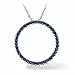 Sapphire Circle of Love Pendant