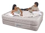 Intex Queen Raised Airbed w/ Air-flow Quited Comfort Top & built-in Pump