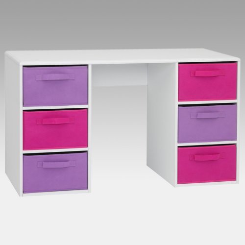 4D Concepts Girls Student Desk, White