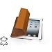 StilGut Couverture Case Tasche aus feinstem Leder f�r Apple iPad 2 mit Smart-Cover Funktion in cognac (Vintage Leder)