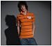 ���ٴ���ʤ��ʤ�����Superdry�����ѡ��ɥ饤/Super Single Stripe polo�ݥ������[tangerine & navy]