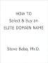 How to Select & Buy an Elite Domain Name