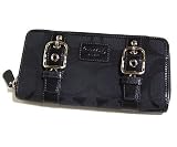 [コーチ] coach シグネチャーバックルラウンドファスナー長財布　F43393SLCBK （アウトレット品）
