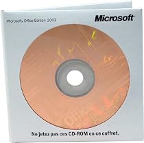 Office 2003 Standard (Word, Excel, Outlook, PowerPoint) version COMPLETE - 1 poste - 2 CD sous blister