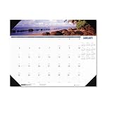 House of Doolittle Earthscapes Coastlines Compact Desk Pad Calendar 12 Months January 2011 to December 2011, 18.5 x 13 Inch, Recycled (HOD1786)