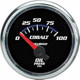 Auto Meter 6127 Cobalt Short Sweep Electric Oil Pressure Gauge
