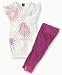 Baby Phat Girls Cinched-Shoulder Printed Knit Dress & Capri Leggings