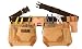 BOURN TOUGH LCP-44 Newly introduced split suede leather contractors tool belt with extra patches