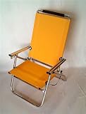 Folding Reclining Aluminum Chair Made in USA 5 Years Warranty by E-Z Sales