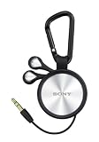 Sony MDR-KX70LW/B Earbud headphones with retractable cords