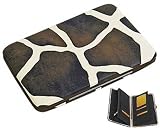 Apparel : Flat Opera Style Giraffe Print Checkbook Wallet - by Eliebags