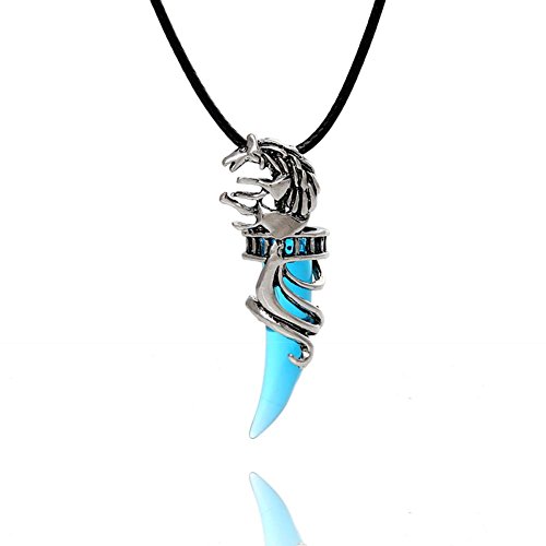 Kaariag Punkin® Wolf Tooth Pendant Agate Necklace For Men