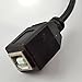 USB 2.0 B Female to Left Angle B Male Printer Short Extension Cable Adapter