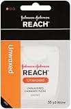 Reach Dental Floss, Unwaxed, 55-Yard Dispensers (Pack of 12)