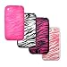 Premium Zebra Design Soft Durable Silicone Skin Cover Soft Case for Apple iPhone 3G / 3G S (Choose from 4 Colors; Black/White, Hot Pink/Black, Pink/White, Hot Pink/Transparent Pink)