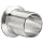 Parker Sanitary Tube Fitting, Stainless Steel 304, Rubber Hose Adapter, 1-1/2" Tube OD x 1-1/2" Hose ID