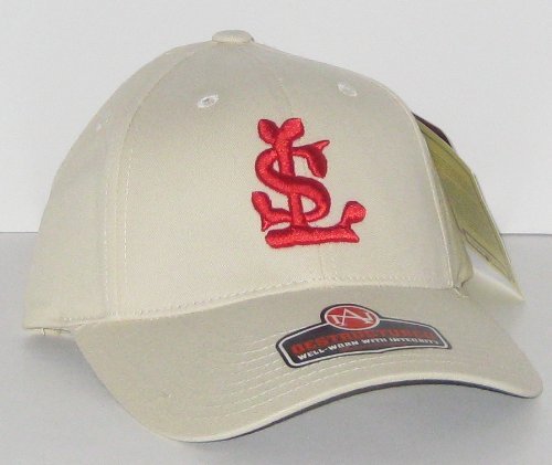 1903 St. Louis Cardinals MLB Cooperstown Collection Light Tan Adjustable Baseball Hat