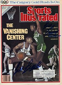 Bill Russell Autographed / Double Signed Sports Illustrated February 22, 1988 Boston Celtics Basketball Rare Magazine