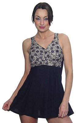 It Figures! Slender Thighs Collection Feeling Groovy Swimdress RETAIL VALUE $101