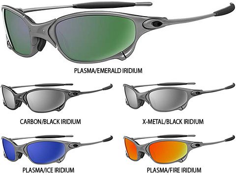 Oakley Juliet Plasma/Emerald Iridium Sunglasses