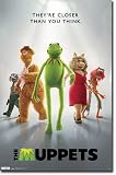 The Muppets Movie Poster - They're Closer Than You Think (Kermit Gonzo Fozzie Miss Piggy