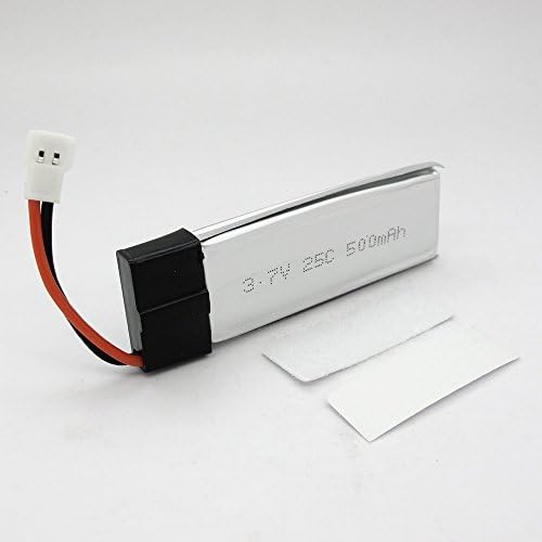 5pcs Mini Rc Aircraft Lipo Battery 3.7v 25c 500mah for Wltoys V911 Micro Helicopters Free Shipping