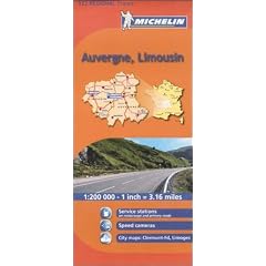 Michelin Map France: Auvergne, Limousin 522 (Michelin Maps) (Michelin Regional Maps)