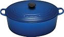 Le Creuset Enameled Cast-Iron 6-3/4-Quart Oval French Oven, Cobalt Blue