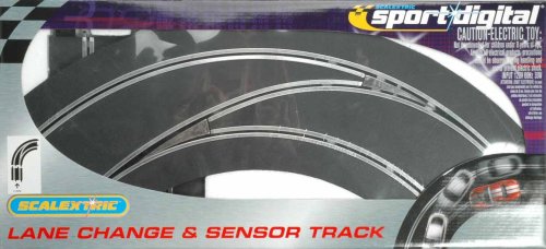 Childrens Toyshop  Toys : Scalextric Sport Digital Lane Change & Sensor Track Pack (In to Out Right Hand)(C7010)