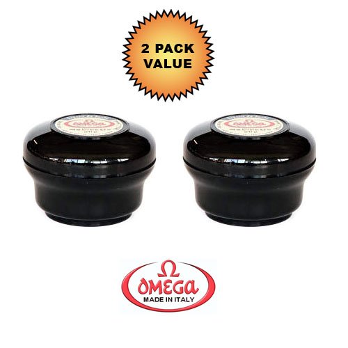 Omega 46001 Shaving Soap 2 Pack